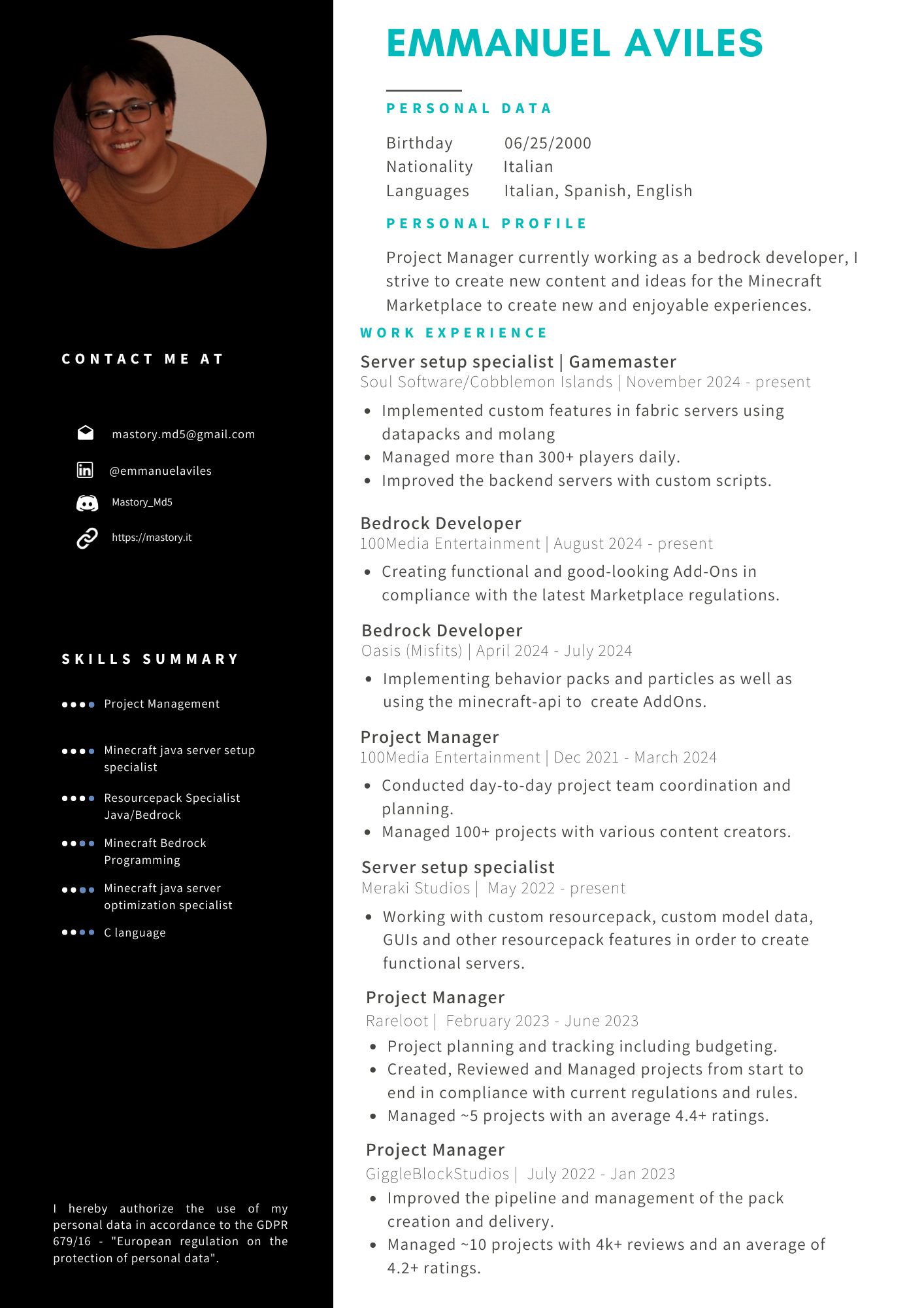 cv